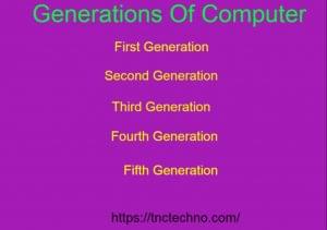 Generations Of Computer